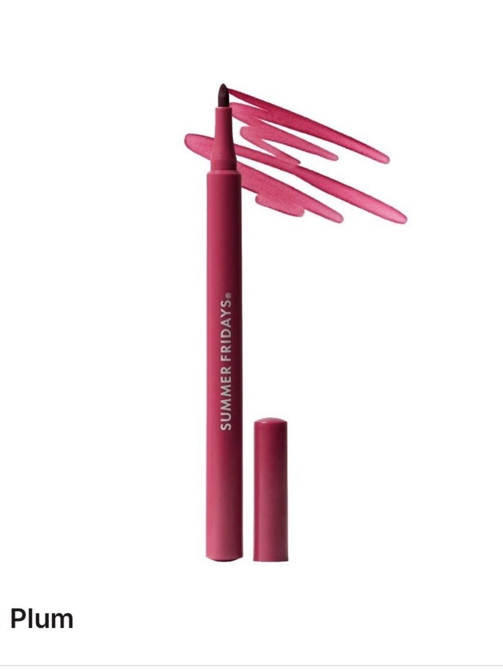 Summer Fridays Plum Lip Stain — Longwear Lip Color New No Box